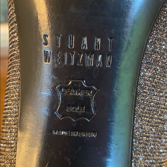 Stuart Weitzman Bowover Glitter Pumps - Picture 9 of 9